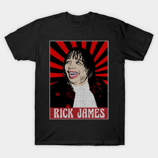 Vintage Rick James Pop Art T-Shirt by Motor Lipat